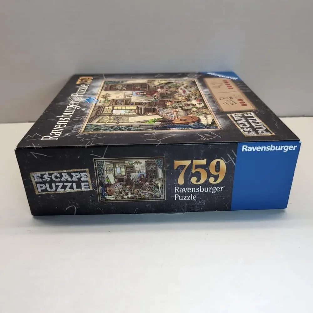 Ravensburger Escape Puzzle 759 Artist Studios Complete Solution Envelope Opened - Picture 7 of 10